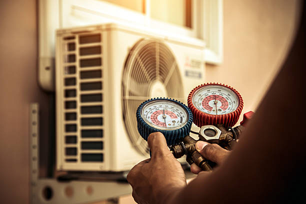 Professional Hvac Maintenance technician working in Hiram, GA